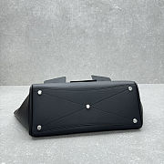 Balenciaga Bel Air Carry All tote bag in black leather 30x29x16cm - 4