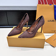 Gala High Heels Brown heel 9.5 cm - 1