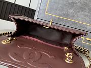 Chanel Classic Flap Bag 11.12 brown 15.5x24.5x7 cm - 6