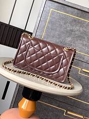 Chanel Classic Flap Bag 11.12 brown 15.5x24.5x7 cm - 4