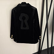 Schiaparelli black velvet set - 5