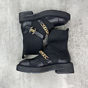 Chanel short boots with a chain - 6