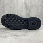 Chanel black quilted leather ankle boots - 5