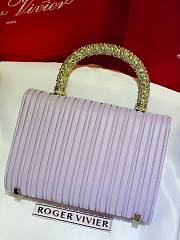 Roger Vivier Jewel Efflorescence Mini Bag light purple 19x13x4.5 cm - 6