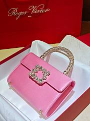 Roger Vivier Jewel Efflorescence Mini Pink 19x13x4.5 cm - 1