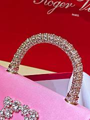 Roger Vivier Jewel Efflorescence Mini Pink 19x13x4.5 cm - 3