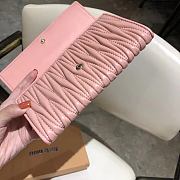 Miu Miu matelassé leather long wallet 19x10.5x3.5 cm - 6