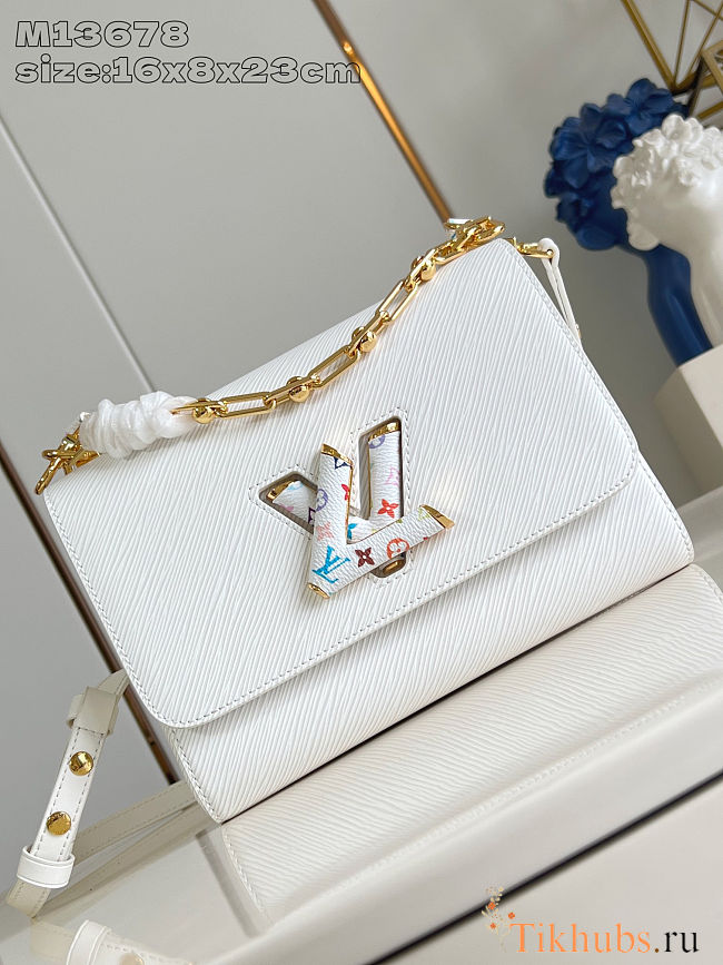  Louis Vuitton x Takashi Murakami Twist MM Slim bag in Epi leather with gold-tone hardware 16x8x23 cm - 1