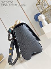  Louis Vuitton x Takashi Murakami Twist MM Slim bag in black Epi leather 16x8x23 cm - 6
