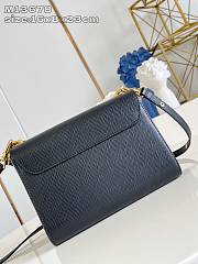  Louis Vuitton x Takashi Murakami Twist MM Slim bag in black Epi leather 16x8x23 cm - 4