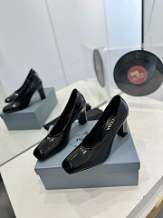 Prada patent leather pumps with block heels  - 1