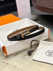 Hermes belt black 1.5cm - 1