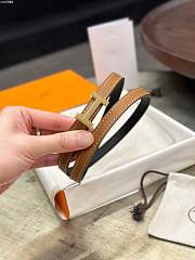 Hermes belt black 1.5cm - 6