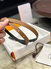 Hermes belt black 1.5cm - 5