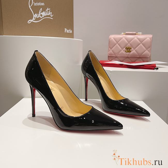 Christian Louboutin Kate Black High Heels patent leather 8.5 cm - 1