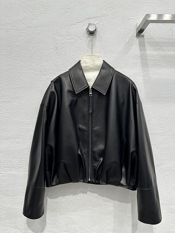 Loewe Black Leather Jacket 