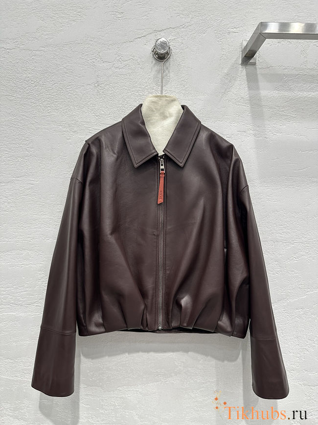 Loewe Black brown leather Jacket - 1