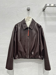Loewe Black brown leather Jacket - 1