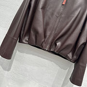Loewe Black brown leather Jacket - 3