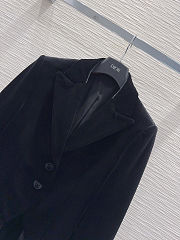 Dior black velvet blazer - 5