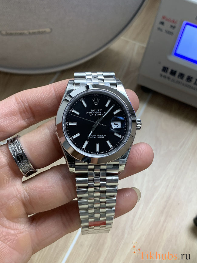 Rolex Datejust 36 M126200-0003 126200-0003 Oystersteel Bright Black Dial - 1