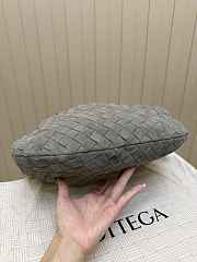 Bottega Veneta Teen Jodie Suede Tan in Grey 36x21x13cm - 2