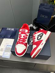 Dior B57 Mid Oblique Red sneaker - 4
