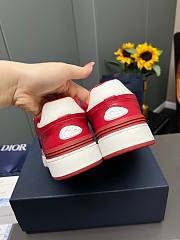 Dior B57 Mid Oblique Red sneaker - 2