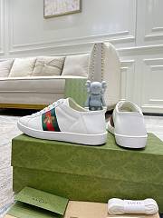 Gucci Ace Sneaker with Bee in white leather - 6