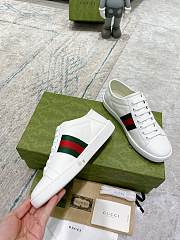 Gucci Ace Sneaker with Bee in white leather - 3