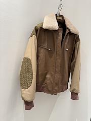 Bottega Veneta leather bomber jacket - 6