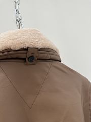 Bottega Veneta leather bomber jacket - 5