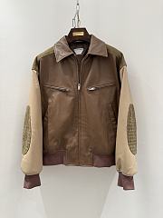 Bottega Veneta leather bomber jacket - 4