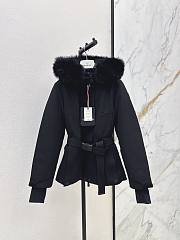 Moncler Grenoble Laplance shearling-trimmed belted GORE-TEX down jacket.  - 2