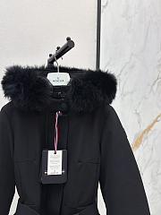 Moncler Grenoble Laplance shearling-trimmed belted GORE-TEX down jacket.  - 3