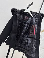 Moncler Grenoble Laplance shearling-trimmed belted GORE-TEX down jacket.  - 5