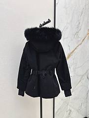 Moncler Grenoble Laplance shearling-trimmed belted GORE-TEX down jacket.  - 4