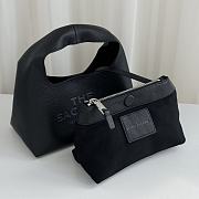 Marc Jacobs The Mini Leather Sack Bag in black 24*12.5*21cm - 3
