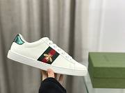 Gucci Ace Embroidered Sneaker White Leather With Bee - 2