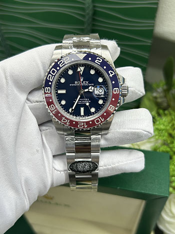 Rolex GMT-Master II Pepsi 126719BLRO White Gold Blue Dial 40mm Watch