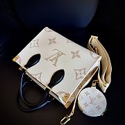 LOUIS VUITTON Monogram Dune Onthego PM Tote Shoulder Bag M24533 25x19x11.5 cm - 2