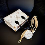 LOUIS VUITTON Monogram Dune Onthego PM Tote Shoulder Bag M24533 25x19x11.5 cm - 4