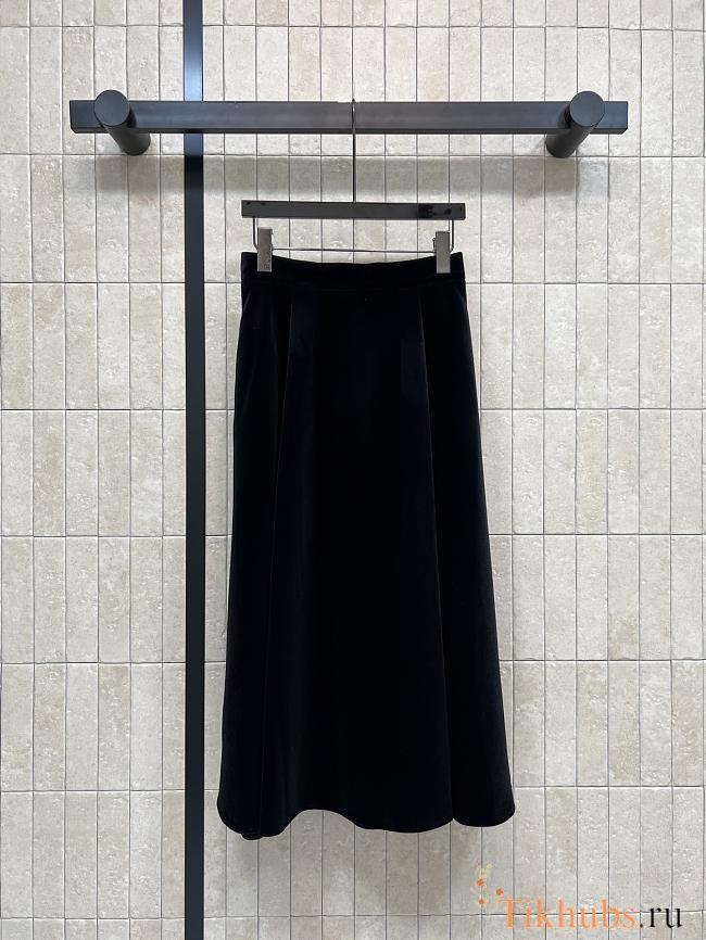 Dior skirt velvet black - 1
