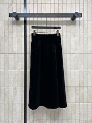 Dior skirt velvet black - 1