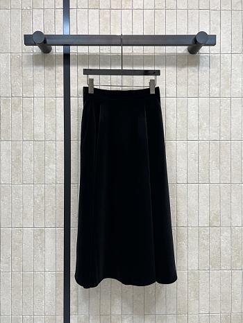 Dior skirt velvet black