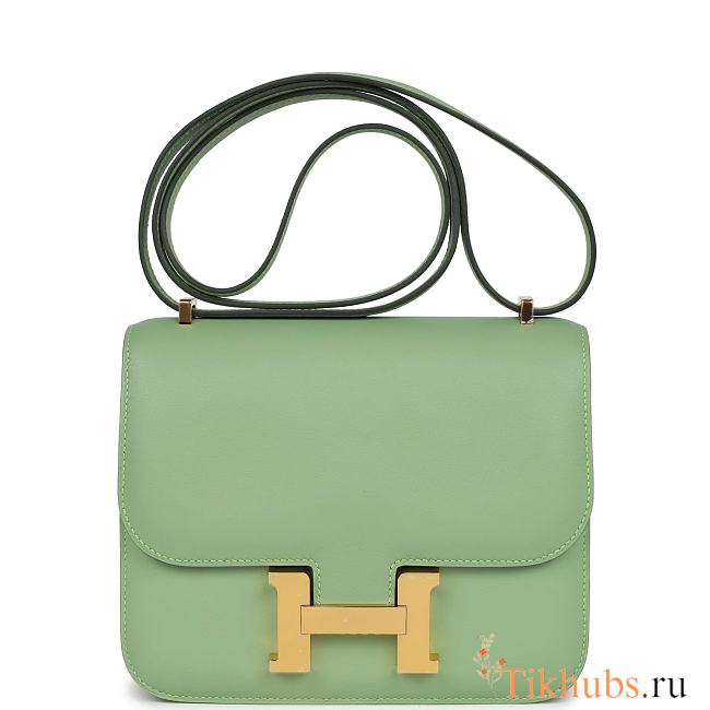 Hermès Constance 18 Vert Criquet Swift Gold Hardware - 1