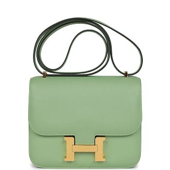 Hermès Constance 18 Vert Criquet Swift Gold Hardware