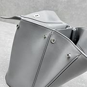 Balenciaga Small Rodeo handbag in grey calfskin leather 35x23x11cm - 3