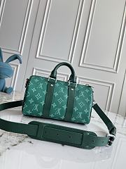 LOUIS VUITTON Monogram Heritage Keepall Bandouliere 25 M12684 25x15x11 cm - 5