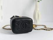 Chanel Vanity With Chain Mini Black, size 10.5 × 8.5 × 7 cm - 4